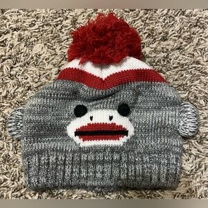 Toby & Me Toddler Boy Girl Unisex “Sock Monkey” Beanie Hat Cap